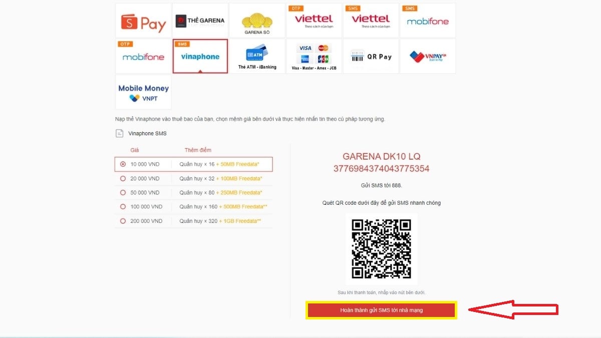 Các kênh nạp thẻ Garena chính thức và uy tín hàng đầu