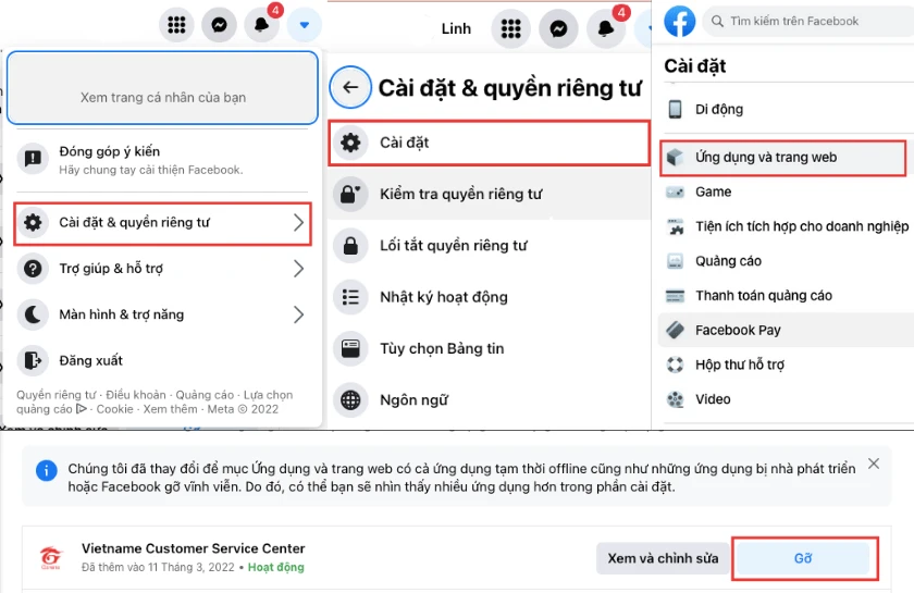 Cách hủy liên kết SĐT và Email nếu không muốn xóa toàn bộ Acc